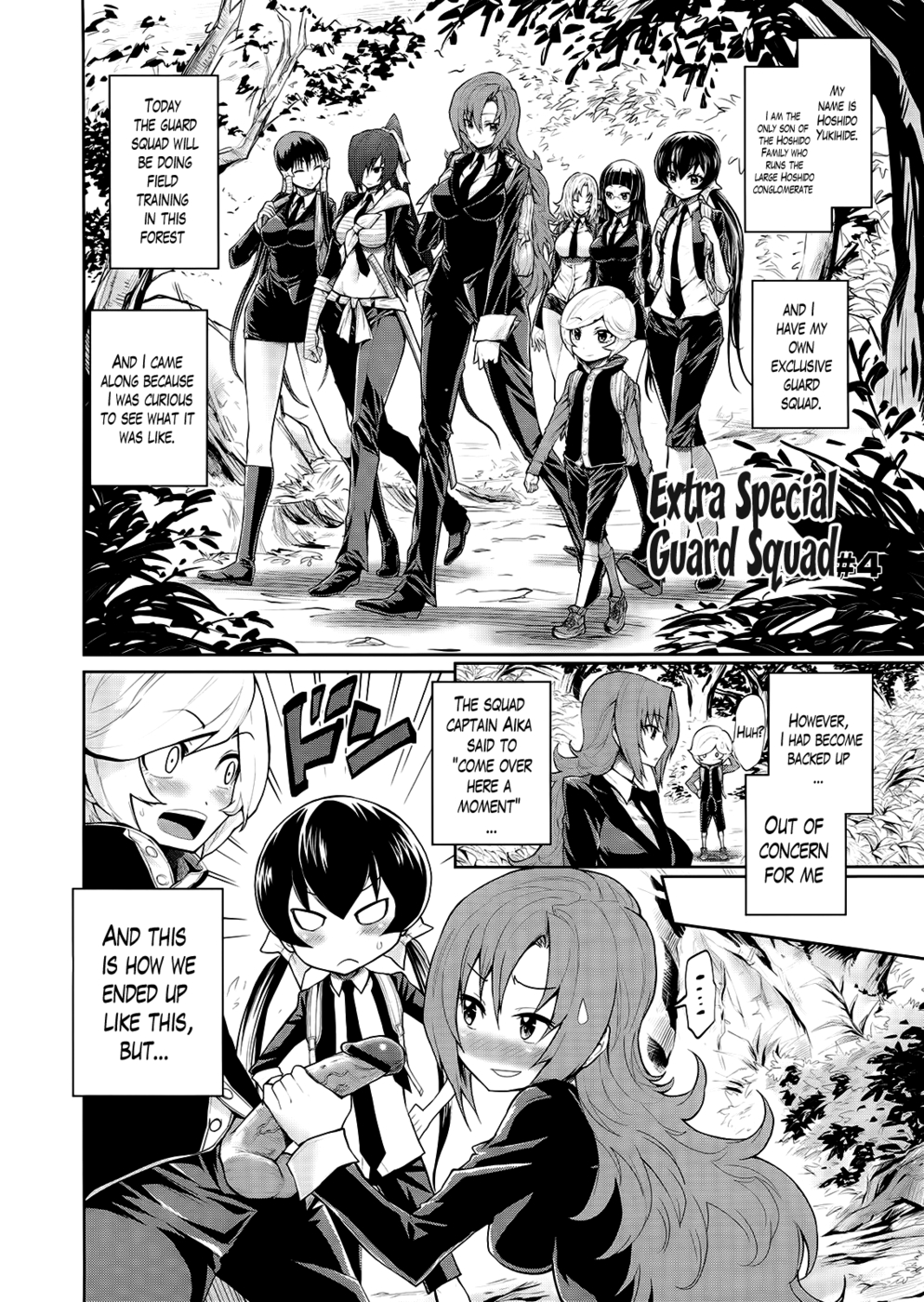 Hentai Manga Comic-Harem Butai wa Boku wo Shaburi Tsukusu-Chapter 4-2